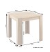 Tisch >NEPAL< in Eiche-Optik 80 x 75 x 80 cm (BxHxT)