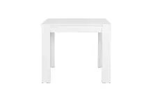 Tisch >NEPAL< in Weiß 80 x 75 x 80 cm (BxHxT)