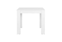 Tisch >NEPAL< in Weiß 80 x 75 x 80 cm (BxHxT)