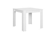 Tisch >NEPAL< in Weiß 80 x 75 x 80 cm (BxHxT)