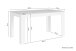Tisch >NORI< in Weiß/Eiche-Optik 120 x 75 x 80 cm (BxHxT)