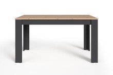 Tisch >NORI< in Anthrazit/Eiche-Optik 140 x 75 x 80 cm (BxHxT)