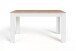 Tisch >NORI< in Weiß/Eiche-Optik 140 x 75 x 80 cm (BxHxT)