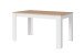 Tisch >NORI< in Weiß/Eiche-Optik 140 x 75 x 80 cm (BxHxT)
