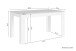 Tisch >NORI< in Weiß/Eiche-Optik 140 x 75 x 80 cm (BxHxT)