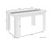 Tisch >NORI< in Eiche-Optik, Einlage Schwarz/Weiß 160 x 75 x 90 cm (BxHxT)