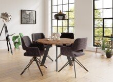 Tisch >TARA< aus Akazie 100 x 76 x 100 cm (BxHxT)