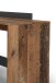 Winkelschreibtisch >BELFAST< in Old-Wood/Anthrazit 129 x 83,5 x 105 cm (BxHxT)