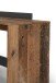 Winkelschreibtisch >BELFAST< in Old-Wood/Anthrazit 129 x 83,5 x 105 cm (BxHxT)
