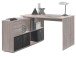 Eckschreibtisch >Yihabo I< in Sonoma-Eiche - 121x76x136,5cm (BxHxT)