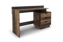 Schreibtisch >BELFAST< in Old-Wood/Anthrazit 138 x...