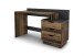 Schreibtisch >BELFAST< in Old-Wood/Anthrazit 138 x 83,5 x 51,5 cm (BxHxT)