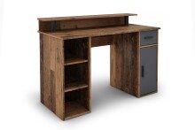 Schreibtisch >DIEGO< in Old-Wood-Optik/Anthrazit...