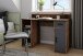 Schreibtisch >DIEGO< in Old-Wood-Optik/Anthrazit 120 x 88 x 55 cm (BxHxT)
