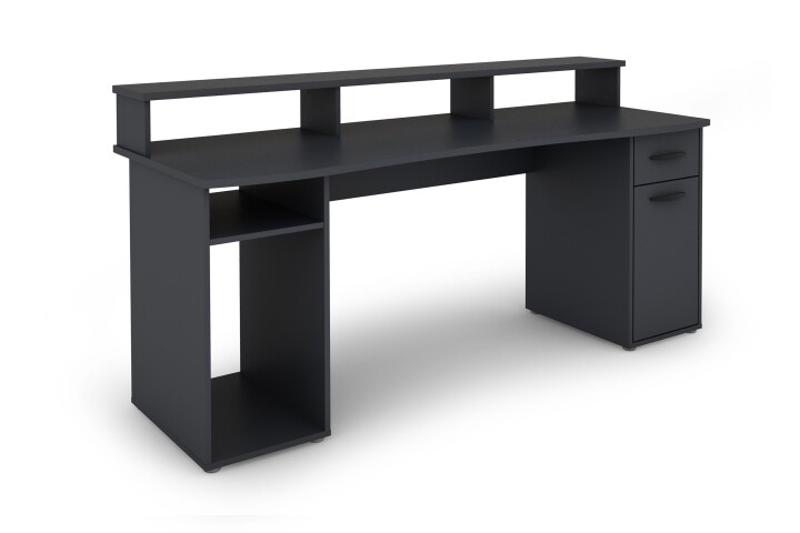 Schreibtisch >FANTASTIC< in Anthrazit 180 x 93 x 65 cm (BxHxT)