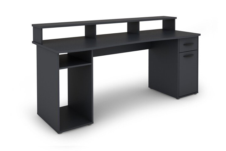 Schreibtisch >FANTASTIC< in Anthrazit 180 x 93 x 65 cm (BxHxT)