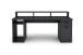 Schreibtisch >FANTASTIC< in Anthrazit 180 x 93 x 65 cm (BxHxT)