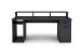 Schreibtisch >FANTASTIC< in Anthrazit 180 x 93 x 65 cm (BxHxT)