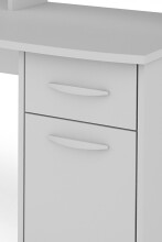 Schreibtisch >FANTASTIC< in Weiß 180 x 93 x 65 cm (BxHxT)