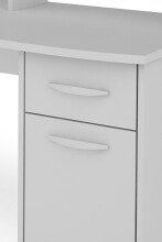 Schreibtisch >FANTASTIC< in Weiß 180 x 93 x 65 cm (BxHxT)