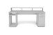 Schreibtisch >FANTASTIC< in Weiß 180 x 93 x 65 cm (BxHxT)
