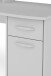 Schreibtisch >FANTASTIC< in Weiß 180 x 93 x 65 cm (BxHxT)
