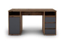 Schreibtisch >LOBO< in Old-Wood-Optik 138 x 75 x 55 cm (BxHxT)
