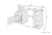 Schreibtisch >LOUIS< in Weiß 140 x 89 x 55 cm (BxHxT)