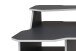 Schreibtisch >MATRIX< in Anthrazit, Kanten in Weiß 180 x 76/93 x 85 cm (BxHxT)