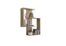 Wandregal >KRETA< in Artisan Eiche Dekor -...