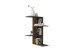Eckregal >HAARLEM< in Old Style dunkel-Matera - 44,5x77x44,5cm (BxHxT)