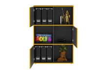 Regal >FUTURA 11< in anthrazit - 68,5x99x33cm (BxHxT)