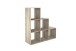 Raumteilerregal >MEGA 1< in Eiche Dekor - 104,5x108x33cm (BxHxT)
