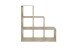 Raumteilerregal >MEGA 1< in Eiche Dekor - 104,5x108x33cm (BxHxT)
