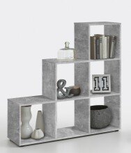 Raumteilerregal >MEGA 1< in Beton LA - 104,5x108x33cm (BxHxT)
