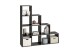 Raumteilerregal >MEGA 2< in Matera - 138,5x143,5x33cm (BxHxT)