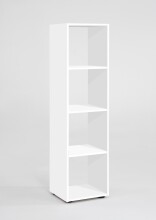 Standregal >MEGA 4< in weiß - 36,5x140,5x33cm...