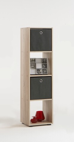 Standregal >MEGA 4< in Eiche Dekor - 36,5x140,5x33cm (BxHxT)
