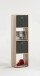 Standregal >MEGA 4< in Eiche Dekor - 36,5x140,5x33cm (BxHxT)