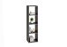 Standregal >MEGA 4< in Old Style dunkel - 36,5x140,5x33cm (BxHxT)