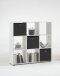 Raumteilerregal >MEGA 5< in weiß - 104,5x108,5x33cm (BxHxT)