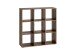 Raumteilerregal >MEGA 5< in Old Style dunkel - 104,5x108,5x33cm (BxHxT)