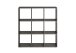 Raumteilerregal >MEGA 5< in Matera - 104,5x108,5x33cm (BxHxT)