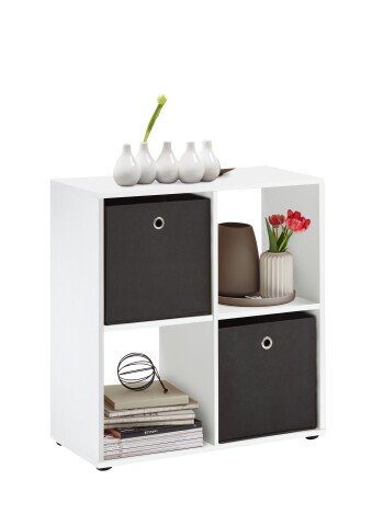 Standregal >MEGA 400< in weiß - 70,1x73x33cm (BxHxT)