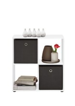 Standregal >MEGA 400< in weiß - 70,1x73x33cm...