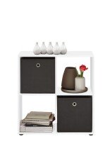 Standregal >MEGA 400< in weiß - 70,1x73x33cm (BxHxT)