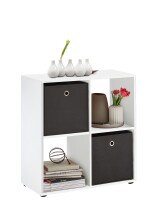 Standregal >MEGA 400< in weiß - 70,1x73x33cm...