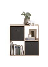 Standregal >MEGA 400< in Eiche Dekor - 70,1x73x33cm (BxHxT)