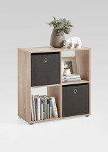 Standregal >MEGA 400< in Eiche Dekor - 70,1x73x33cm...