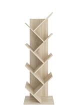Regal >BÜCHEN 1< in Eiche Dekor - 41,6x125,3x26cm (BxHxT)